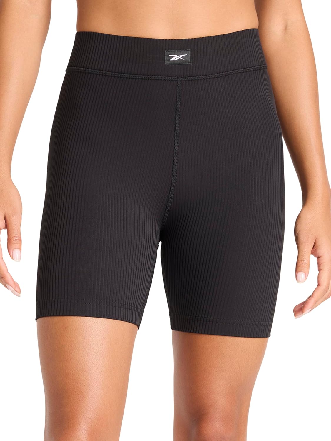 Reebok Apparel Women's Rib Bike Short, Purple Rave