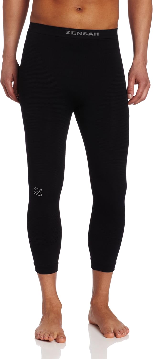 Zensah Recovery Capris 3/4 Compression Tights for Running/Working Out/Basketball