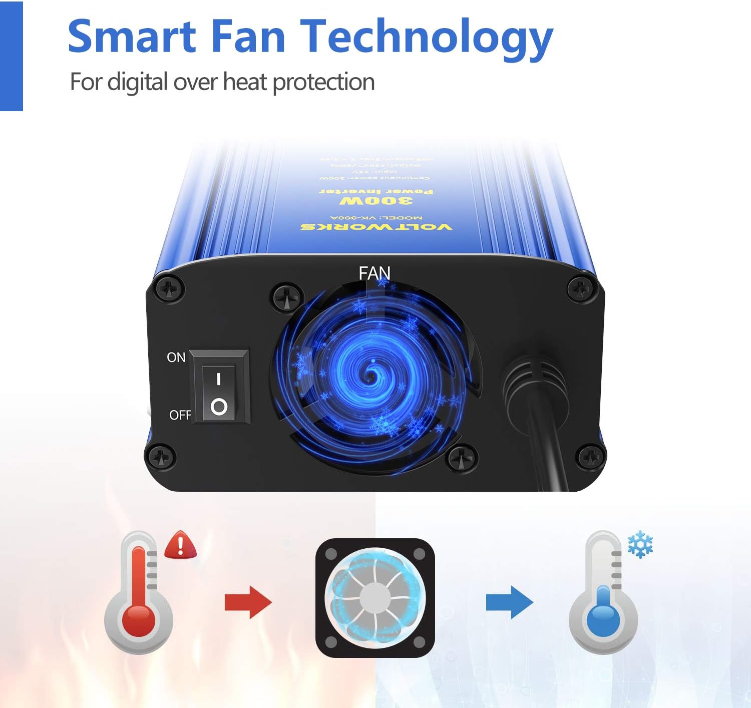 Top Brands Power Inverter 300W Car Inverter DC 12V to 110V AC Converter with LED Display & 2x2.4A Dual USB Car Adapter Charger by VOLTWORKS Buy 1 get 1 Power Inverter 300W Car Inverter DC 12V to 110V AC Converter with LED Display & 2x2.4A Dual USB Car Adapter Charger by VOLTWORKS