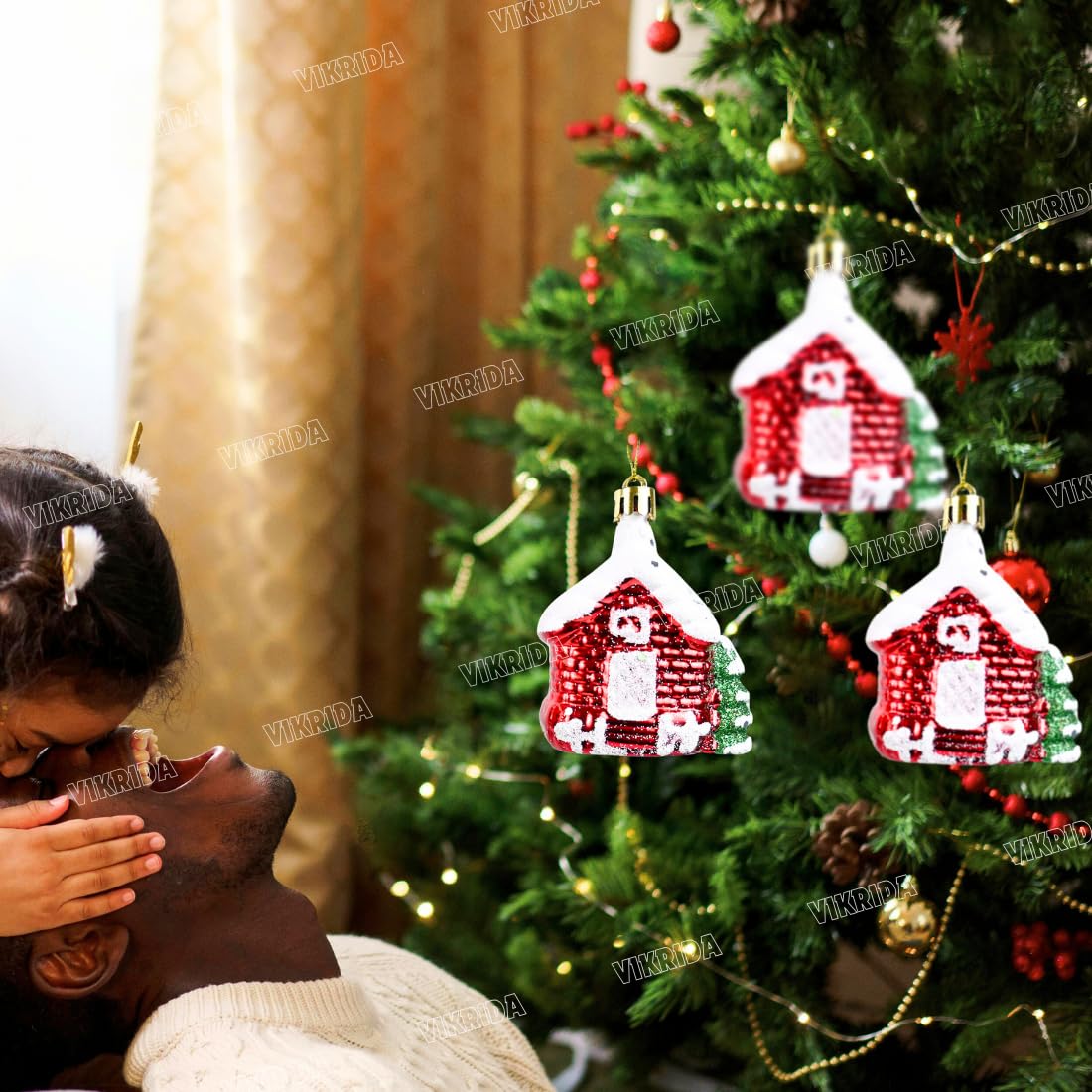 VikriDA Christmas Ornaments - Festive Tree Decorations -4 VikriDA Christmas Ornaments - Festive Tree Decorations -4