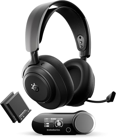 SteelSeries Arctis Nova Pro Omni Wireless ve Bluetooth Hi-Res Oyuncu Kulaklığı - Siyah