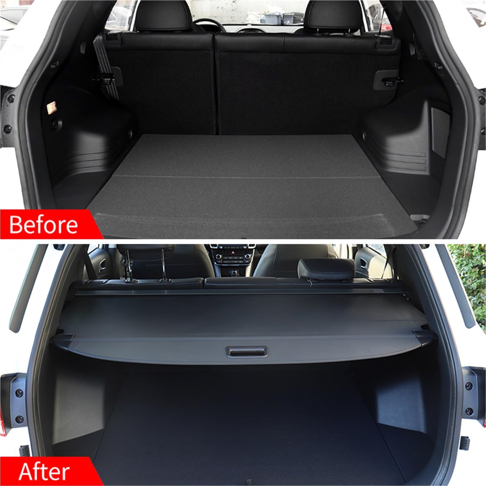 Versenkbare Trunk Cargo Abdeckung Paket Rack Schild Privatsphäre Für Hyundai Für Tucson Für IX35 2010 2011 2012 2013 2014 2015 Gepäckraumabdeckung