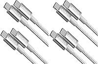 Vista 13 de Cable USB C a USB C de Anker, Cable de Carga Rápida Type-C de 60W (1 pie, paquete de 2) para iPhone Serie 17, iPad mini 6 y Más (Negro)