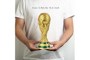 Own a Piece of History: 2022 World Cup Replica Trophy in Display Case