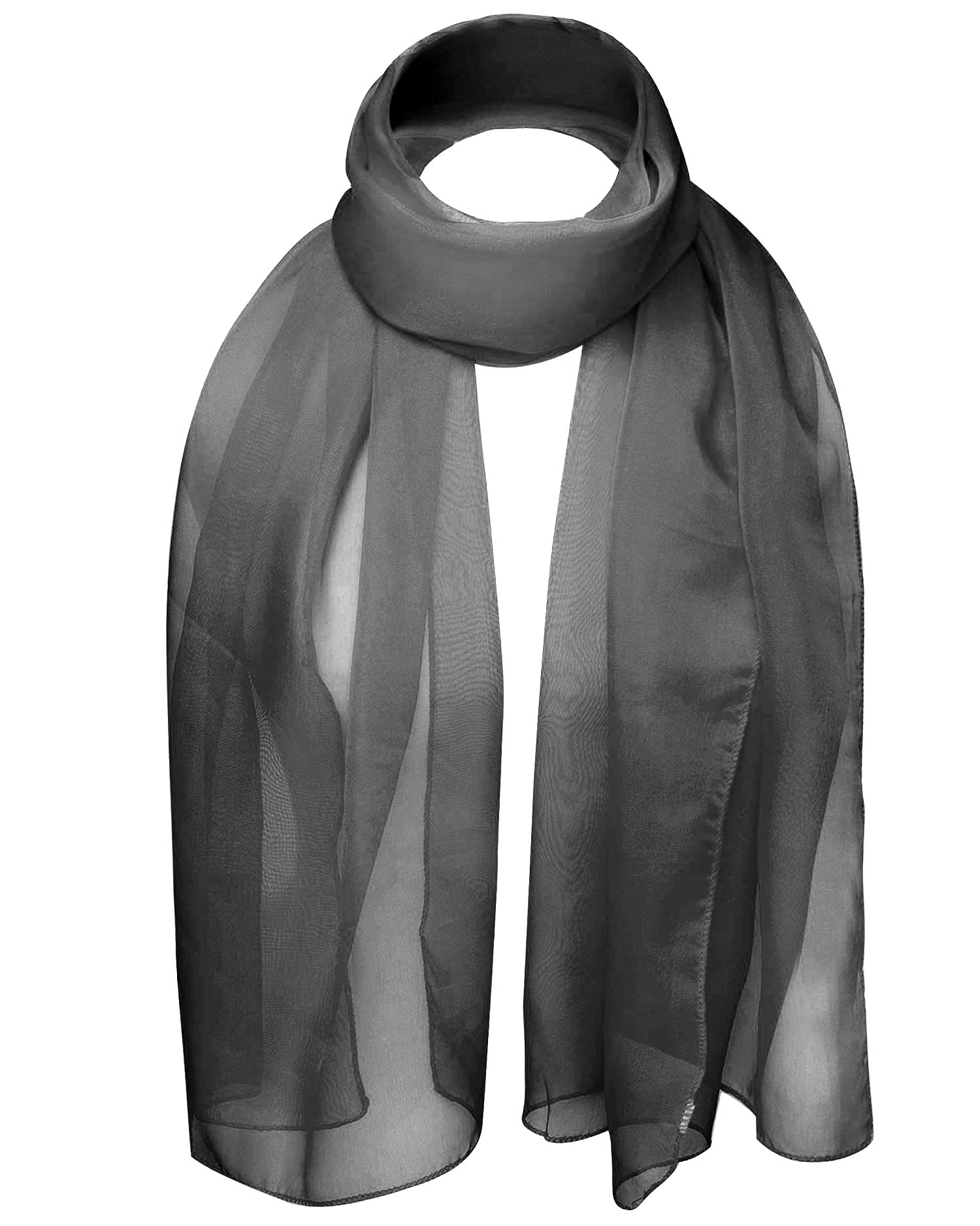 Basic SenseWomen's Women's Neck Plain Chiffon Scarf Women's Neck Scarf