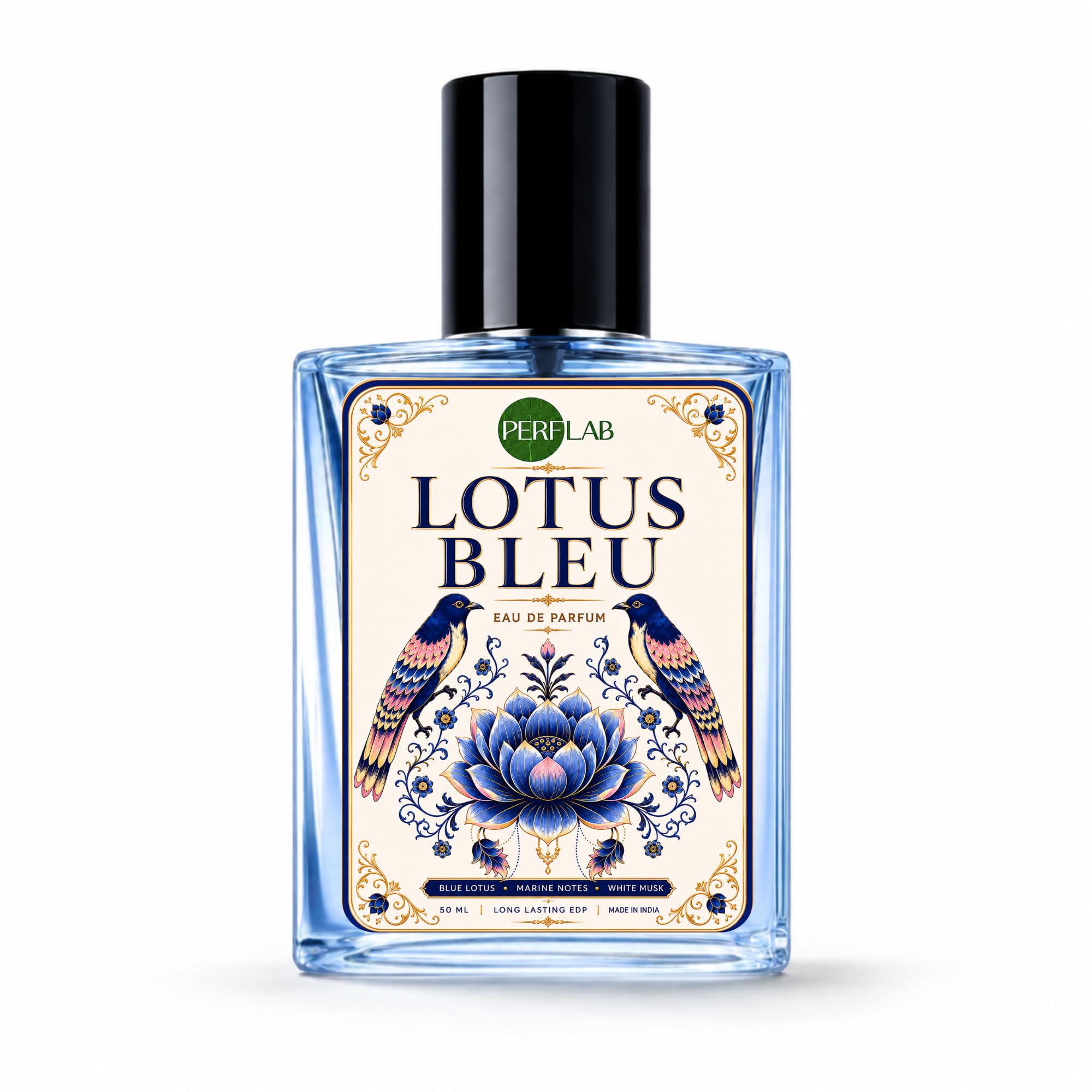Lotus Bleu Eau De Parfum (EDP) Perfume for Men & Women | Long Lasting Fresh Aquatic Floral Fragrance | Blue Lotus, Marine Notes & White Musk | Luxury Perfume Spray | 50ml-image-38