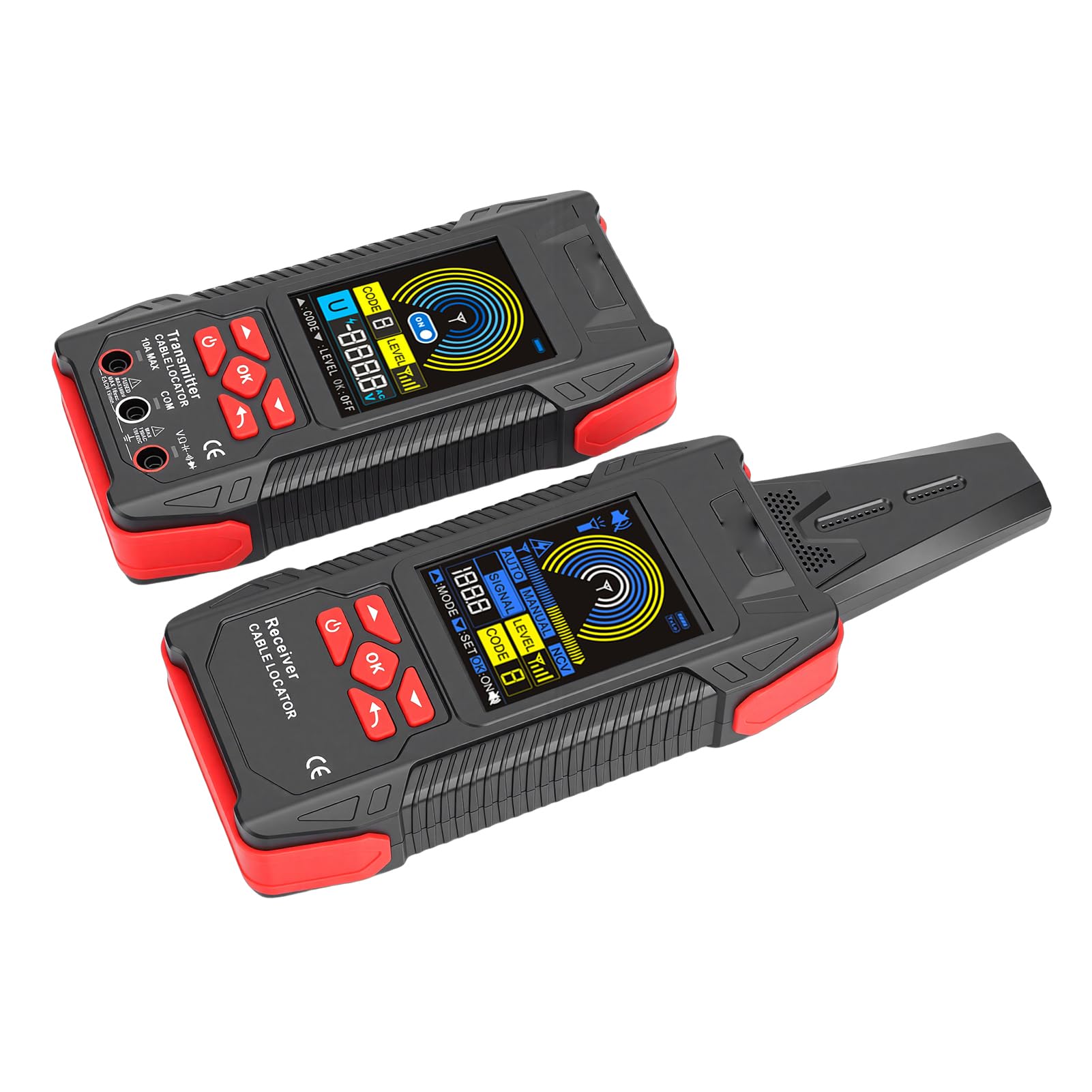 Digital Multimeter Underground Cable Locator 6000 Counts | Alta sensibilità, tracciamento accurato del cavo, misurazione della tensione integrata