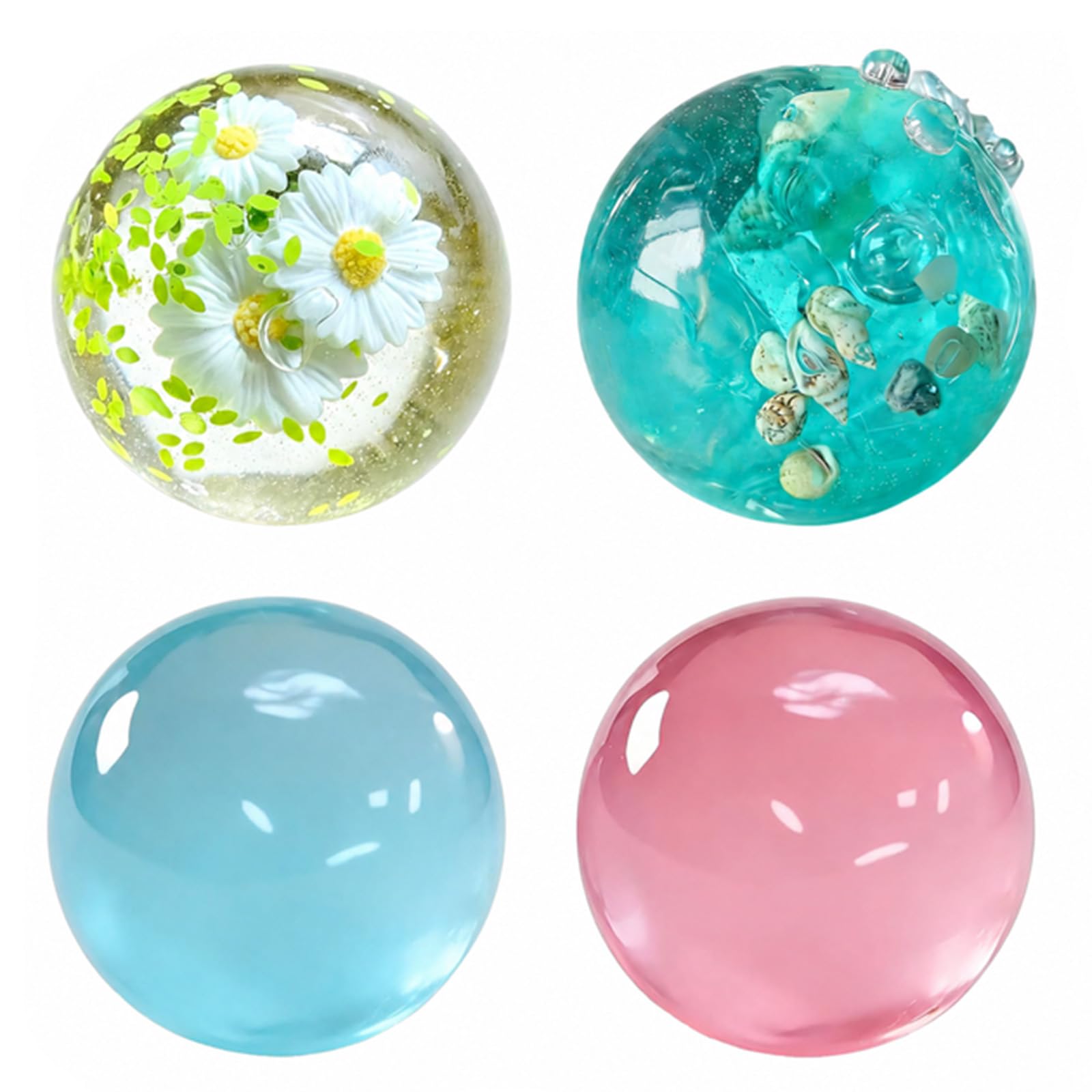 Coconut Oil Squishy Toys, 4Pcs Squishy Stress Relief Fidget Toys â image 1