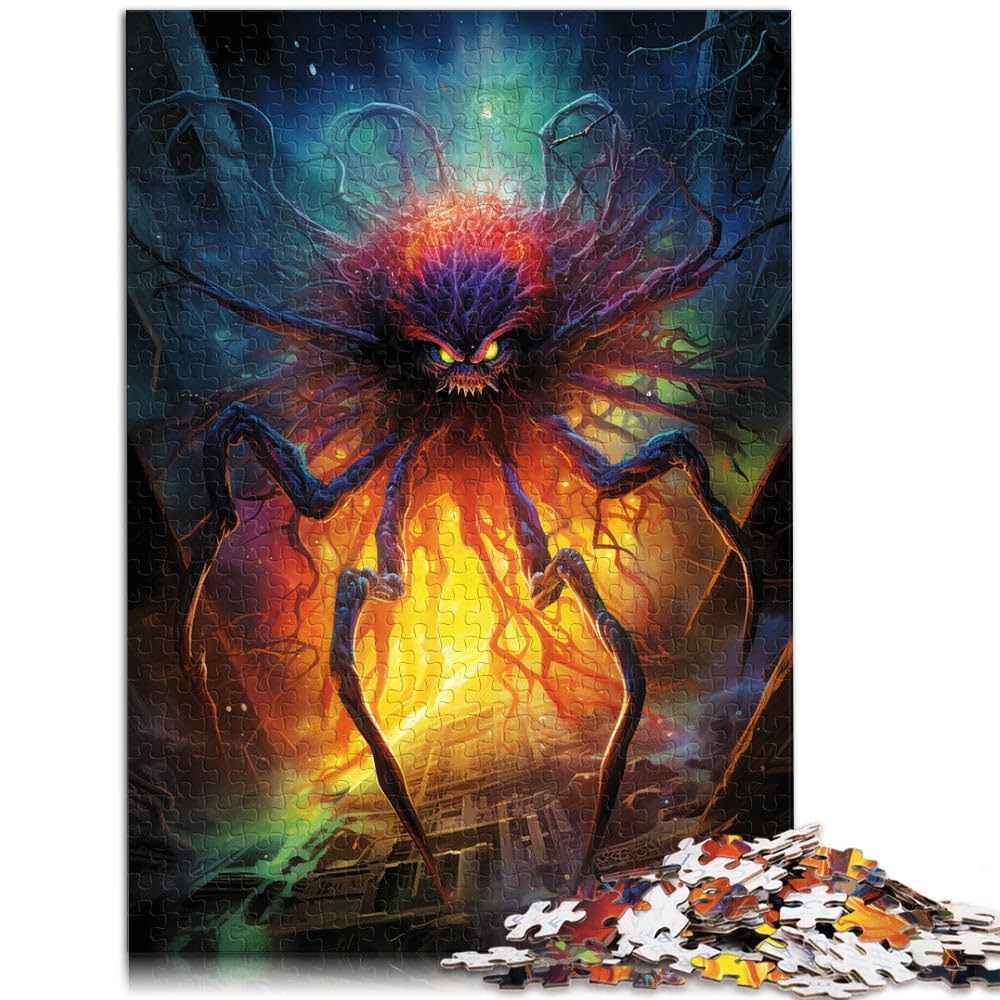 Puzzle per adulti e bambini Puzzle a ragno colorato 2000 pezzi 27.56 pollici x39.37 pollici Puzzle con carte grigie per adulti e bambini dai 14 anni Gioco di sfida unico