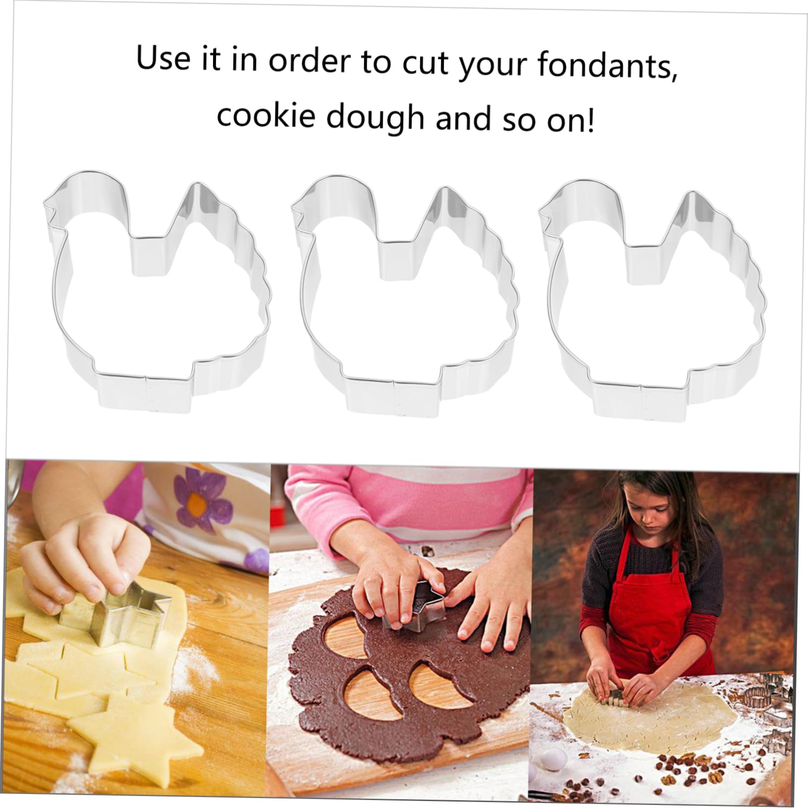 TOPBATHY 18piezas Cortadores De Galletas Inoxidable Forma De Para Repostería y Decoración De Postres Cocina
