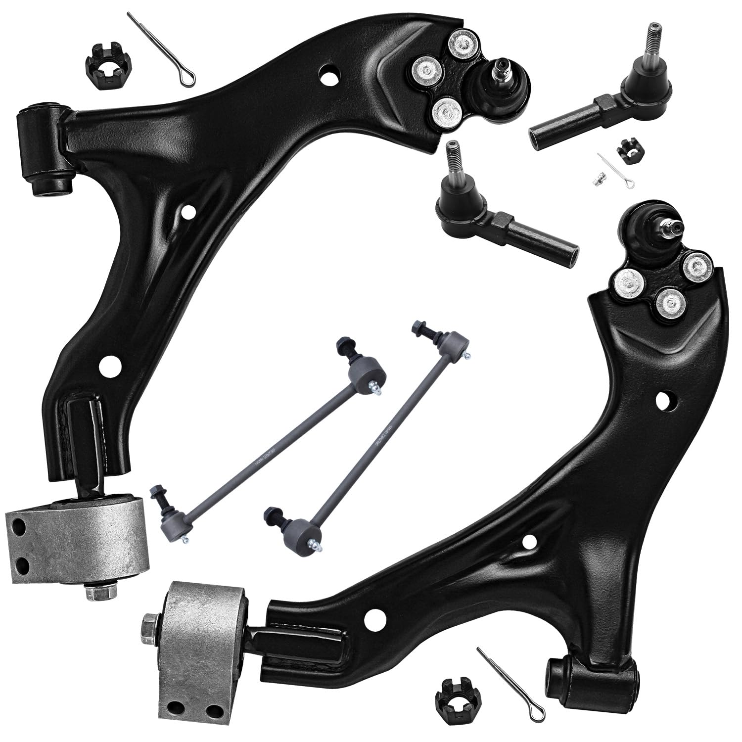 Detroit Axle - 6pc Front End Kit for 05-09 Chevy Equinox Pontiac Torrent