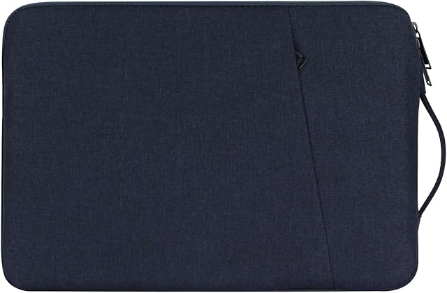 Chelory 15.6 Inch Laptop Sleeve for 16 Inch MacBook Pro M1 Pro/Max A2485 A2141 2021-2019, 14-15.6 Inch Ultrabook Notebook Computer Protective Bag Case Shockproof Water Resistant, Dark Blue
