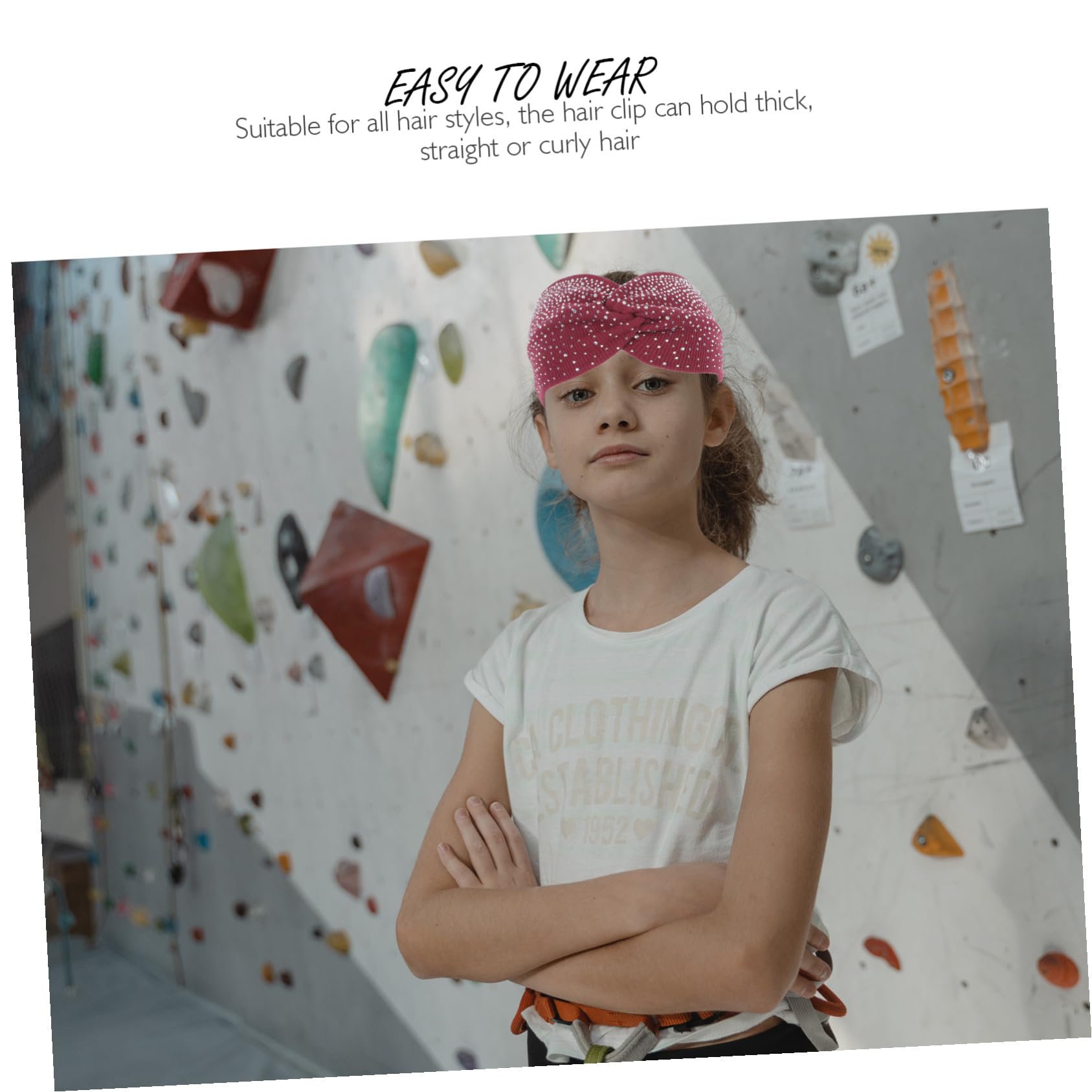 Beavorty 9piezas Diademas Cruzadas De Color Sólido Para Yoga y Ejercicio Accesorios De Cabello Elásticos Para Mujeres Para Actividades Deportivas y Estilo Diario