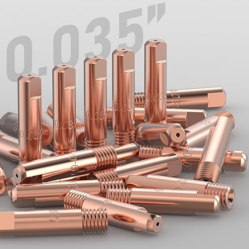 Vista 5 de YESWELDER Punta de contacto de soldadura MIG 11-35 (0.035") para pistolas Lincoln Tweco MIG 100L Mini