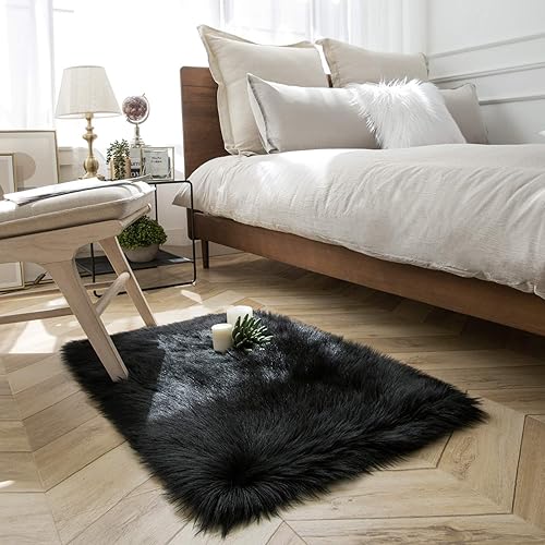 Miniatura 2 de Ashler - Funda suave de piel de oveja sintética para silla, sofá, alfombra de área para suelo de habitación, sofá o sala de estar