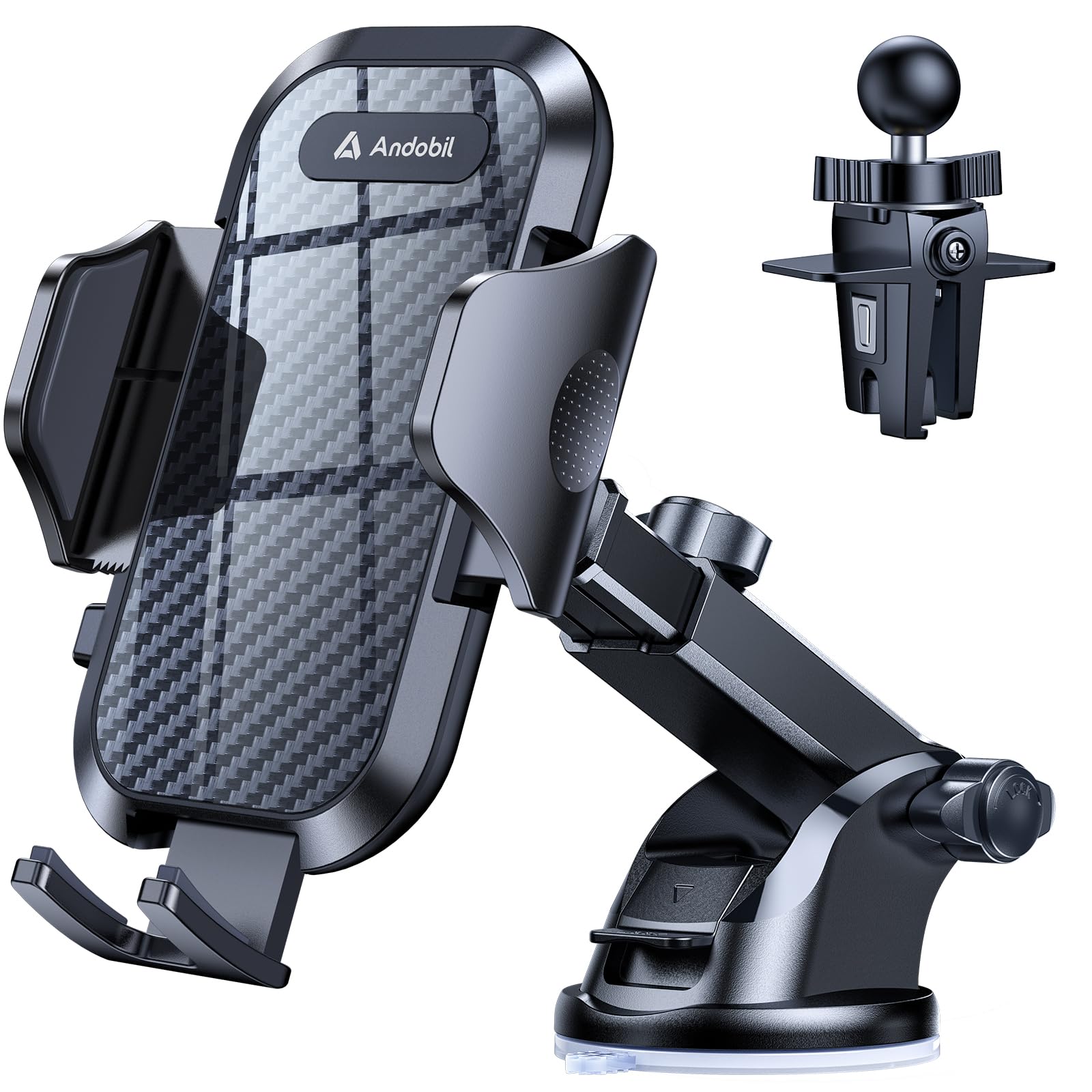 andobil Car Phone Holder Military-Grade Suction