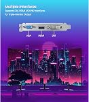 SOYO GeForce GT 740 4GB Carte graphique à profil bas, HDMI/VGA/DVI-D Triple sortie, 4GB DDR3 128-Bit, SFF Carte vidéo de demi-hauteur pour bureau Slim PC, Ordinateur GPU Prend en charge Windows 11/10/8/7