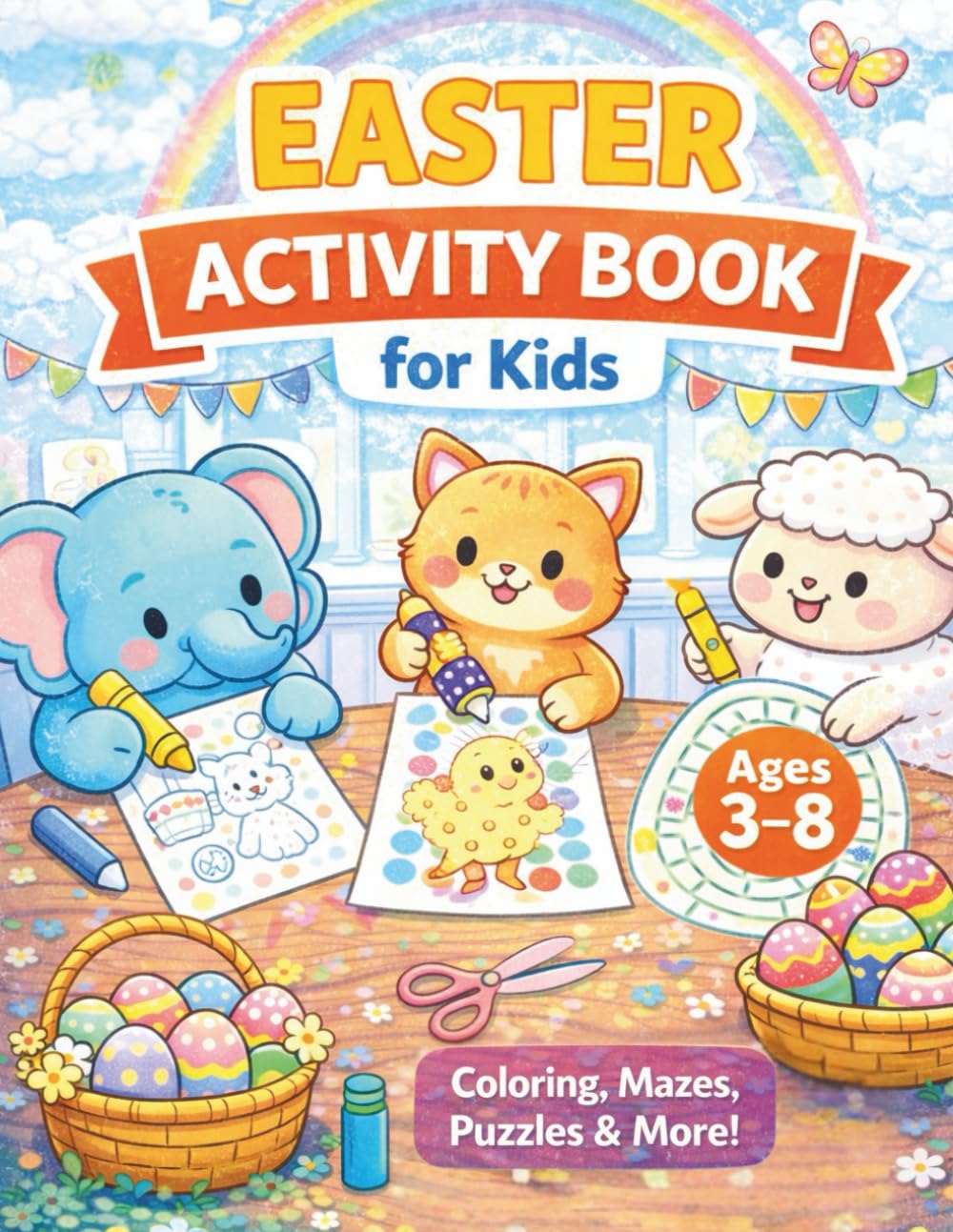 Easter Activity Book for Kids: Fun and Educational Easter Activities for Kids Ages 3–8