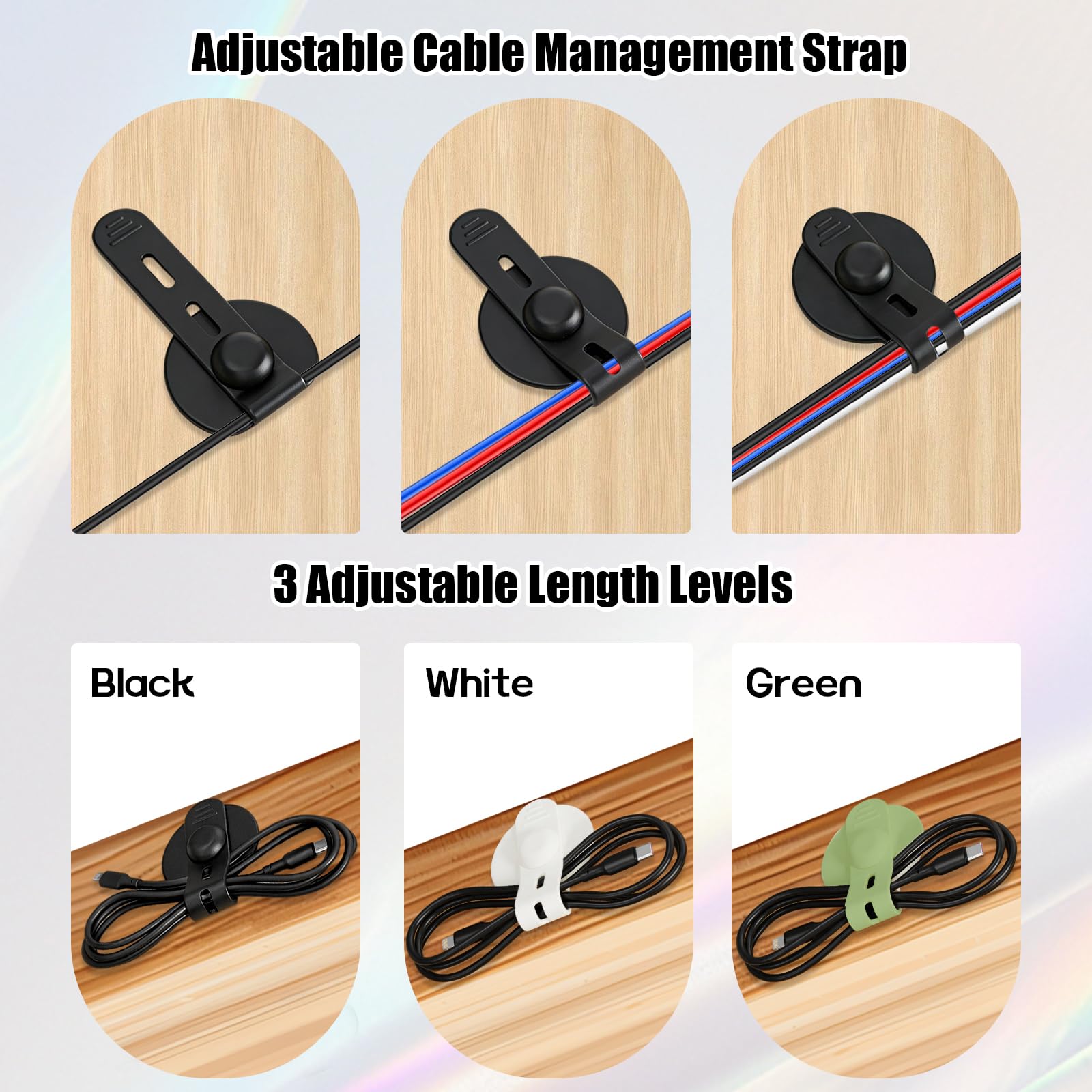 Organize Cables with Silicone Straps - FREE SHIPPING -5 Organize Cables with Silicone Straps - FREE SHIPPING -5