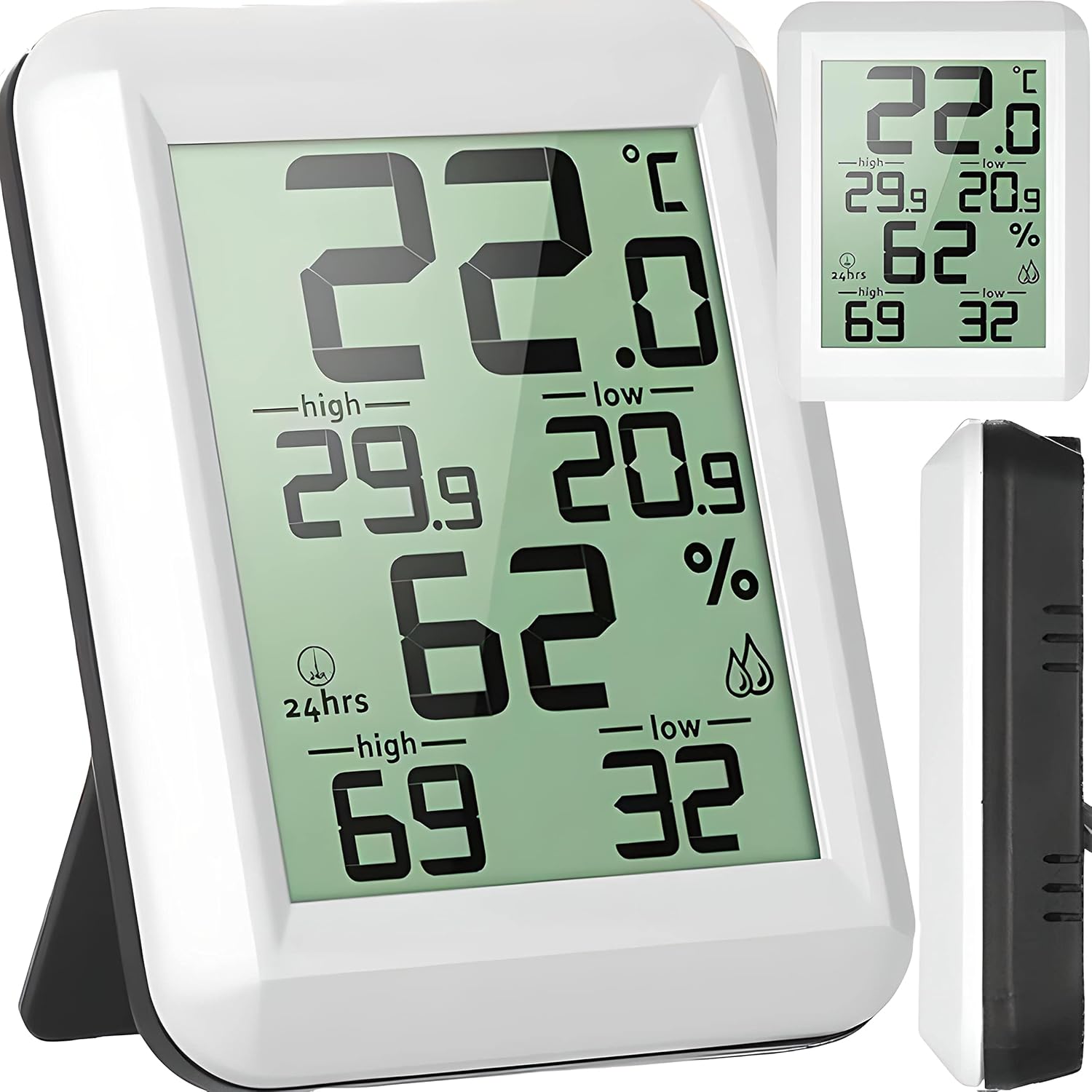 Retoo Thermometer Hygrometer Innen Digitales Raumthermometer mit