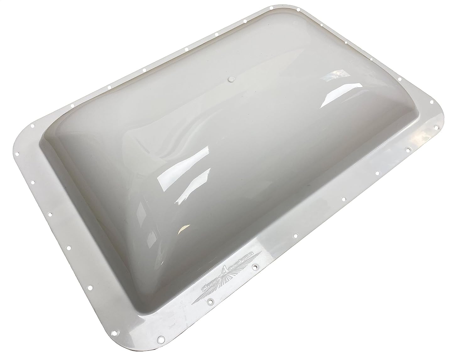 Class A Customs | RV Camper Trailer White Skylight 18 x 26 OD / 14 x 22 ID - Includes Putty Caulk and Screws | WESL-100-PCS