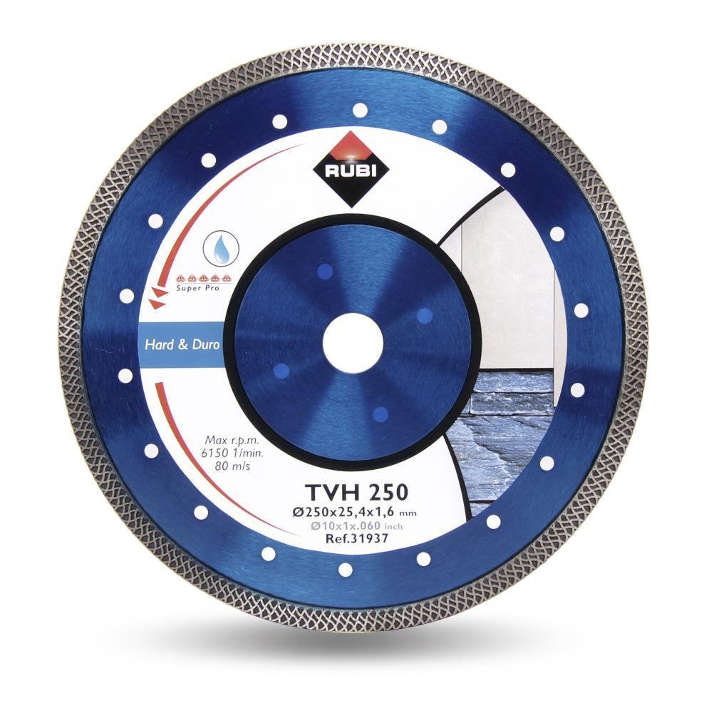 Rubi Diamond Blade for Hard Materials Turbo Viper, 31937, Grey, 250 mm