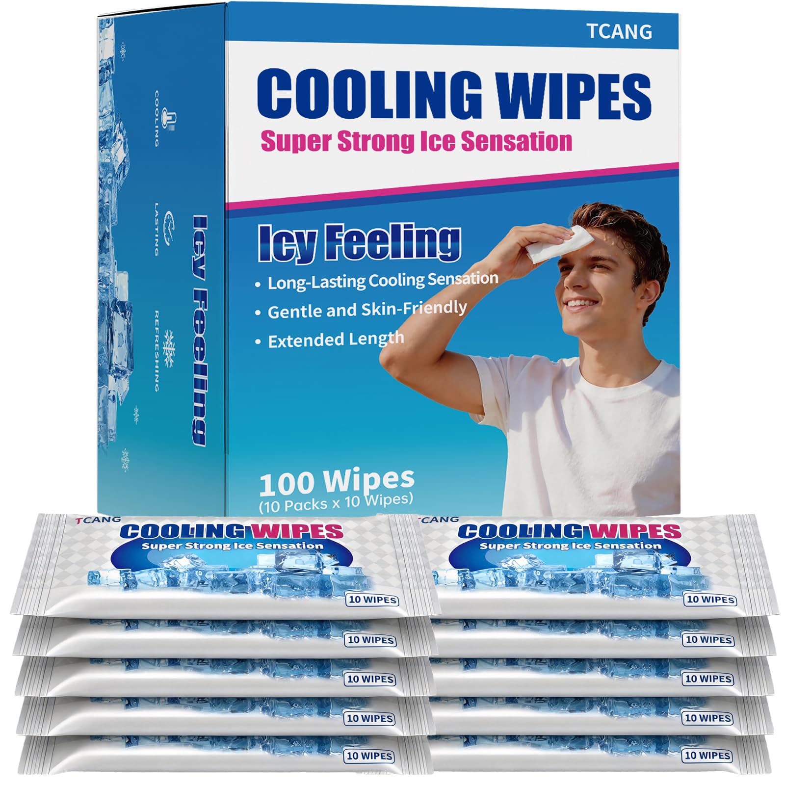 Save 45% on 100 Cooling Body Wipes for Sports & Travel - Image 1