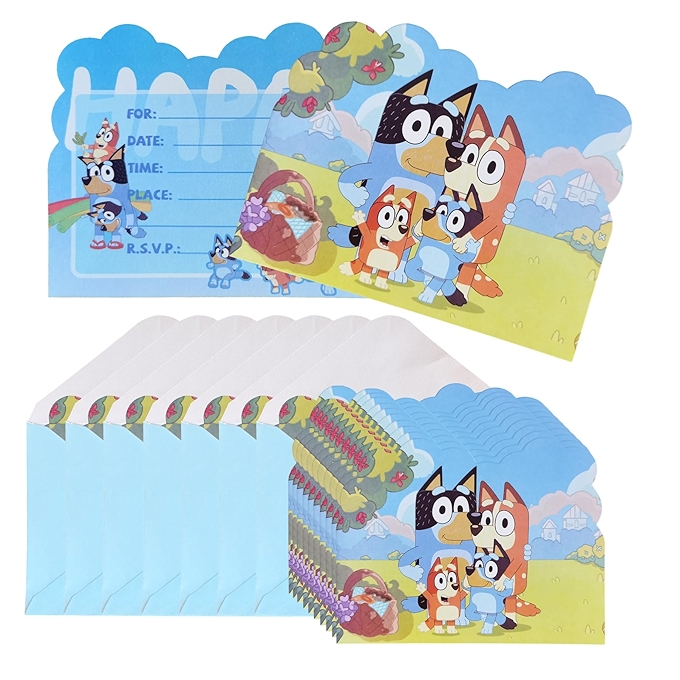 儿童生日派对邀请函套装