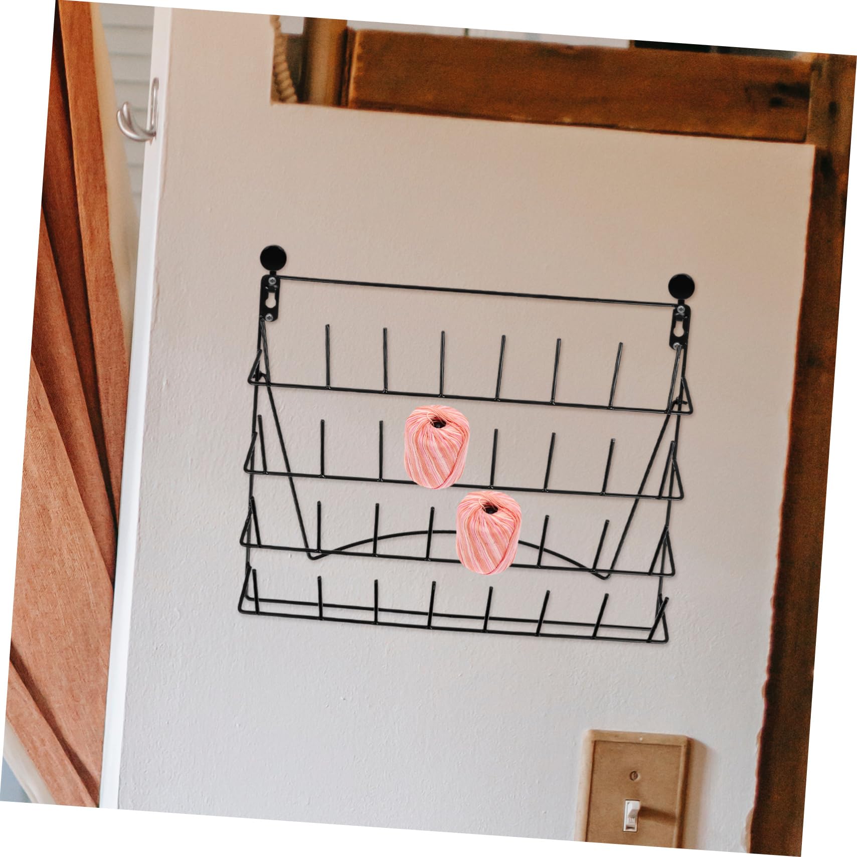 SOLUSTRE Trockengestell Platzsparendes mit Labor Heringen aus Eisen Abnehmbaren Installation Wand Wandmontiertes an Schwarz Trocknen Einfache von Labor Glaswaren