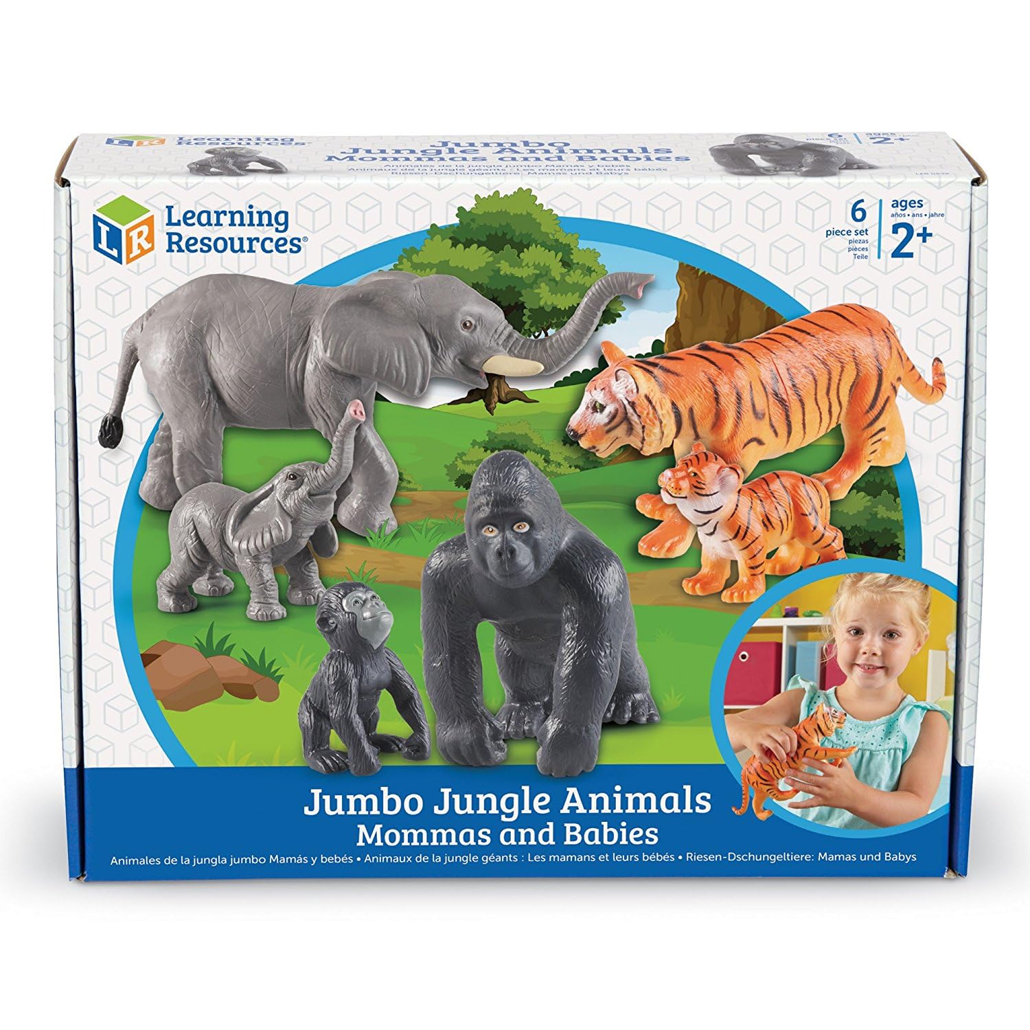 Learning Resources Animales de la Jungla Jumbo mamás y Sus crías
