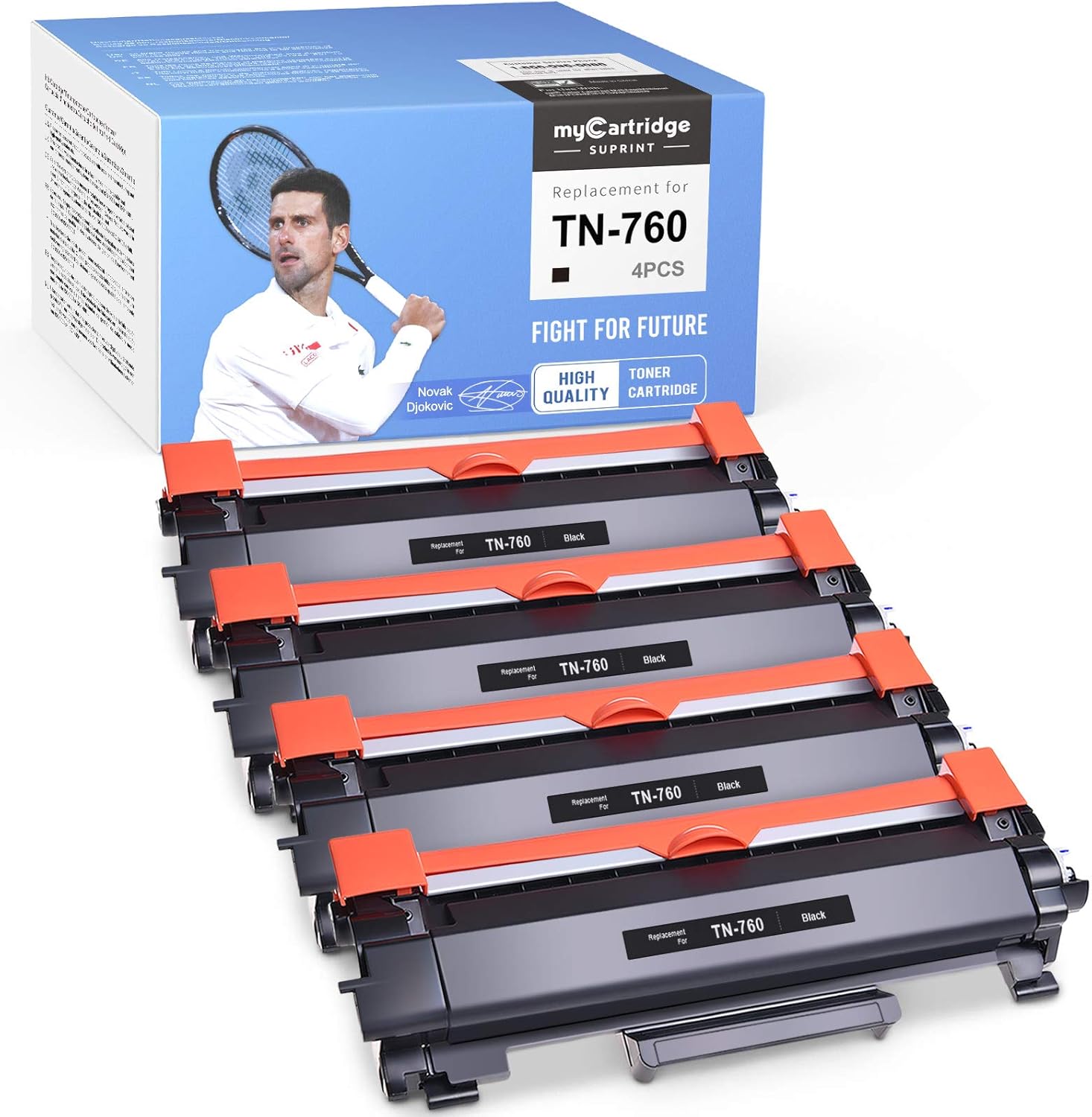 PRINPUSE Cartuccia Toner TN760 Compatibile Per Brother TN760 TN730 TN - Foto 6