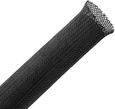 26ft-1/2 Inch PET Expandable Braided Cable Sleeve