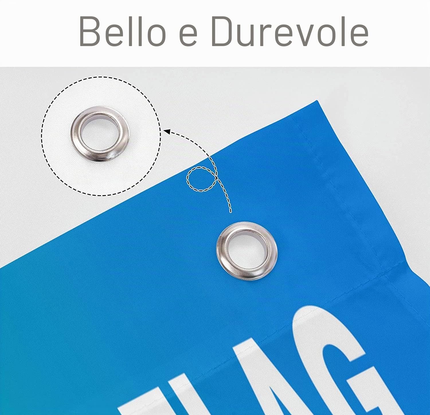 Striscione personalizzato con bandiere - crea la tua bandiera con immagine, testo, logo per arredamento giardino