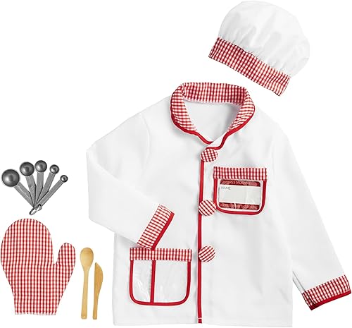 Mud Pie Conjunto de disfraces para niños, chef, talla única, Chef