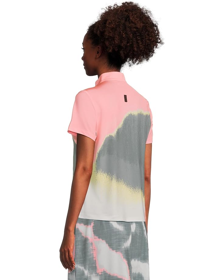 Jamie Sadock Landscape Print Short Sleeve Polo - #3 of 5