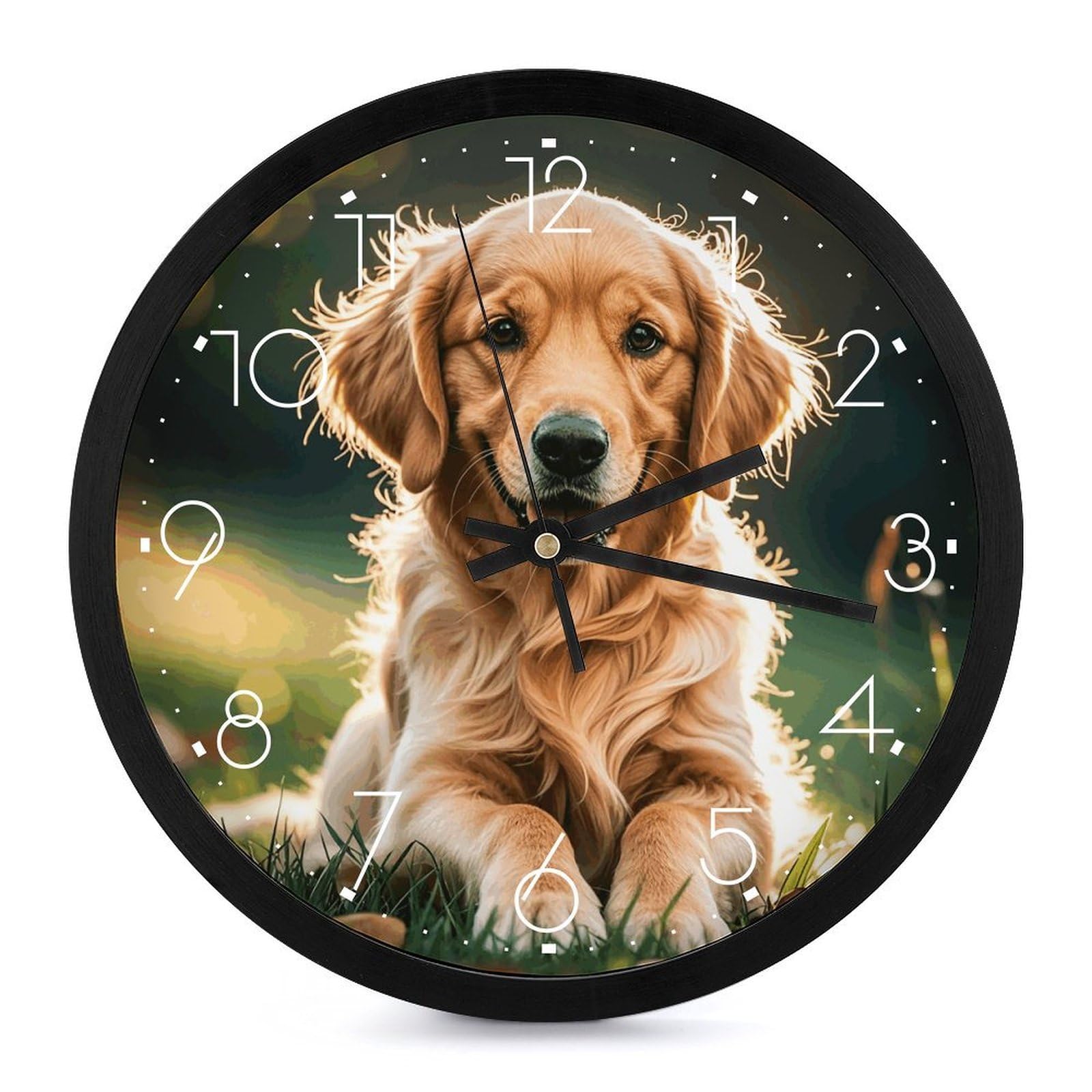 Horloge murale décorative sans bruit pour favoriser la concentration