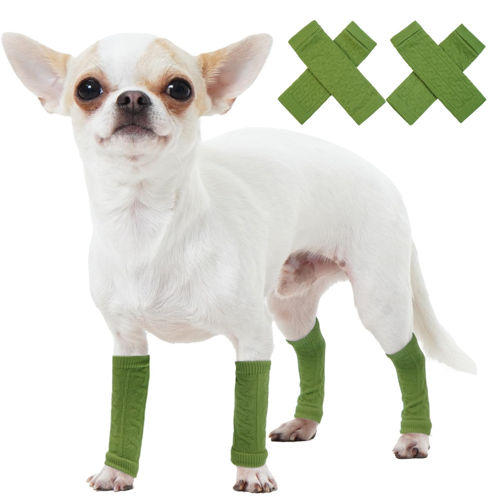 4 PCS Dog Leg Protective Sleeve for Front Rear Legs Prevent Licking