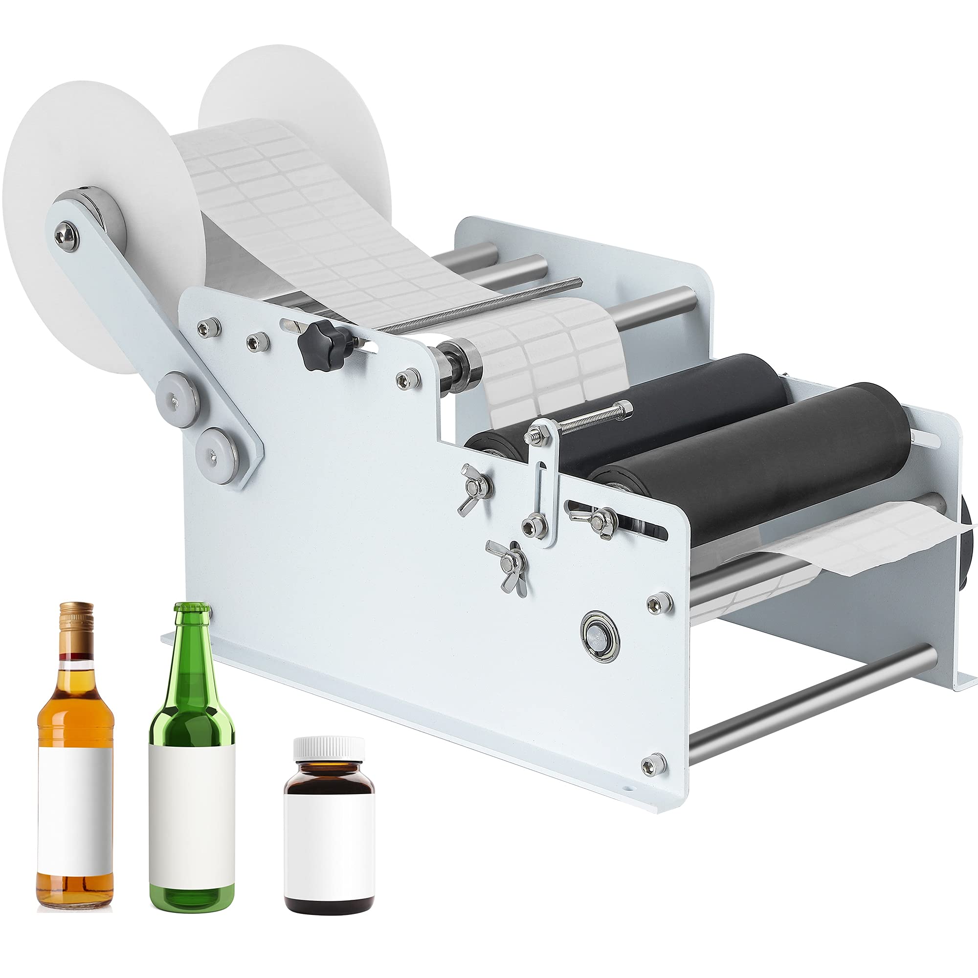 Amazon.co.jp: Hanchen ボトルラベラー 手動式ラベル貼り機 φ15~120mm 