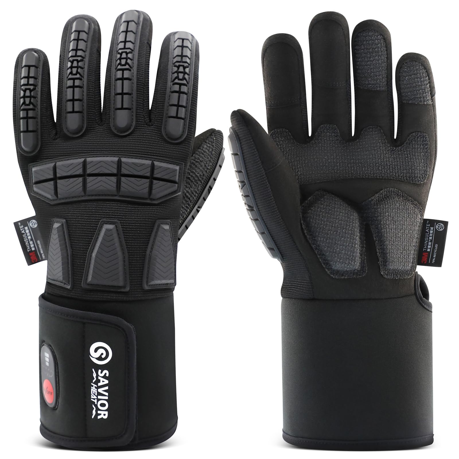 Heated Work Gloves for Men & Women, 7.4V Rechargeable Battery Gloves with 3M Thinsulate,…