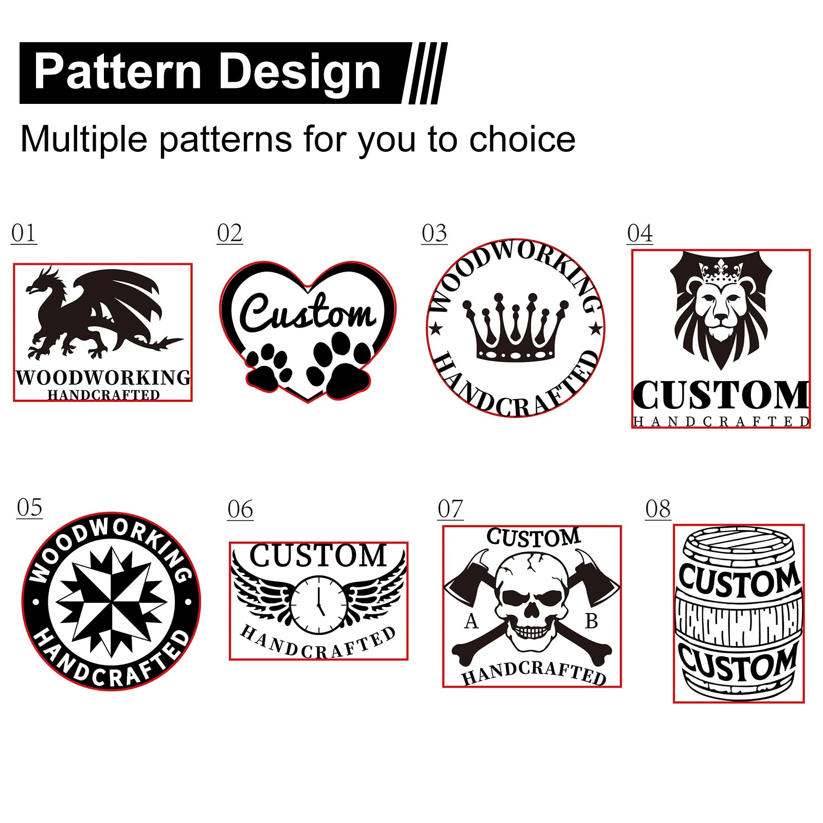 Ferro Per Marchiare Legno Personalizzato - 3.8x3.8 Cm Con Tocco Artigianale - Foto 13