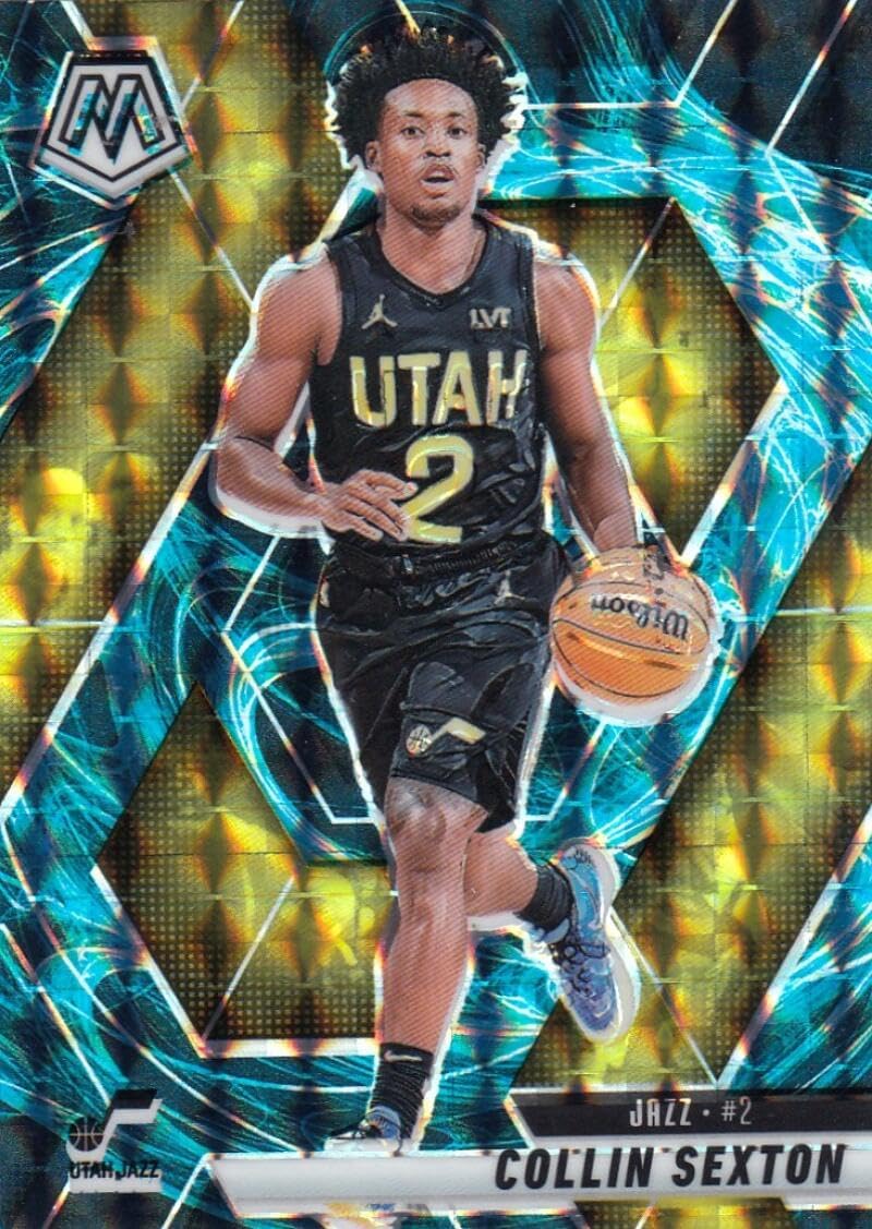 Basketball Trading Card 2024-25 Panini Mosaic Mosaic Genesis #166 Collin Sexton EX/NM Jazz