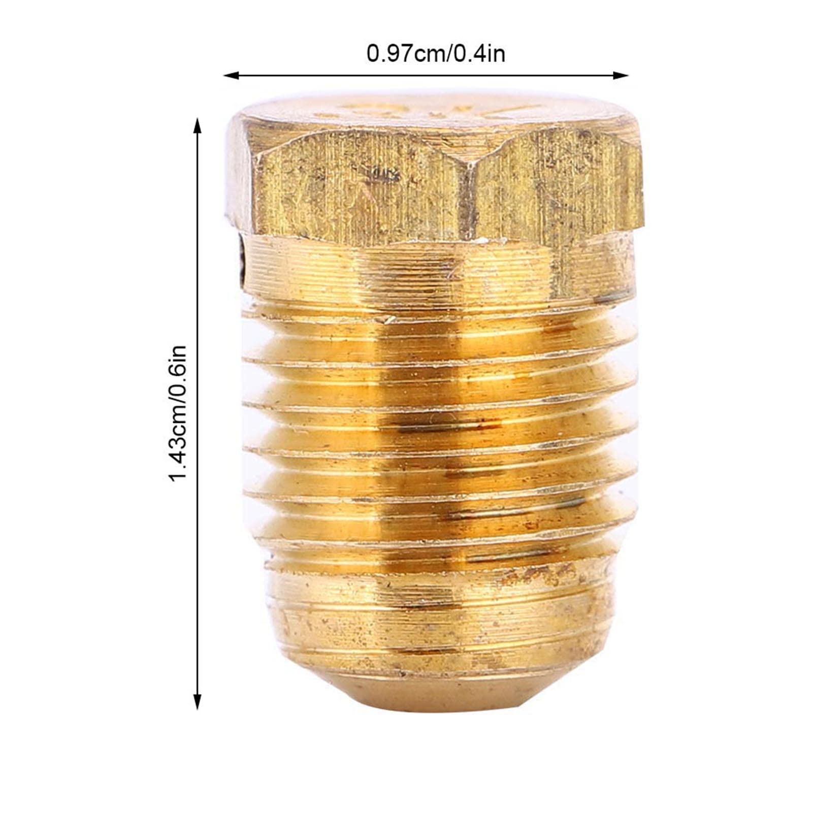 Generic 3PCS 3K 3/8 24UNF 3000psi Copper Burst Disk Regulator Valve for CO2 Paintball (3K), Generichwdgxnpfrg-01