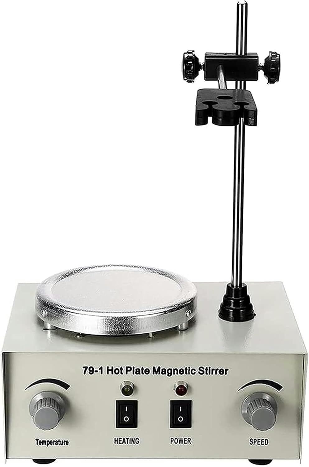 FLTRGO Magnetic Stirrer Heating Plate, Magnetic Laboratory, 1000 Ml Heating Plate Laboratory and Temperature Regulatory Mixer with Double Control, for Home Kitchen School Baths