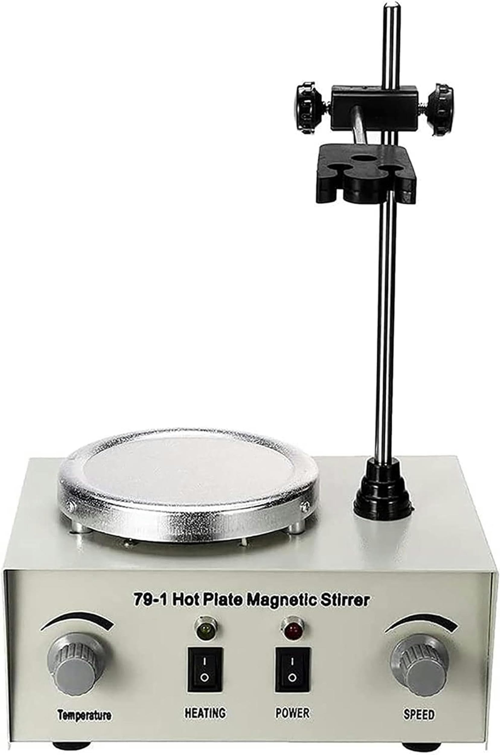 Agitateur magnétique avec plaque chauffante 1000 ML et double contrôle de température laboratoire