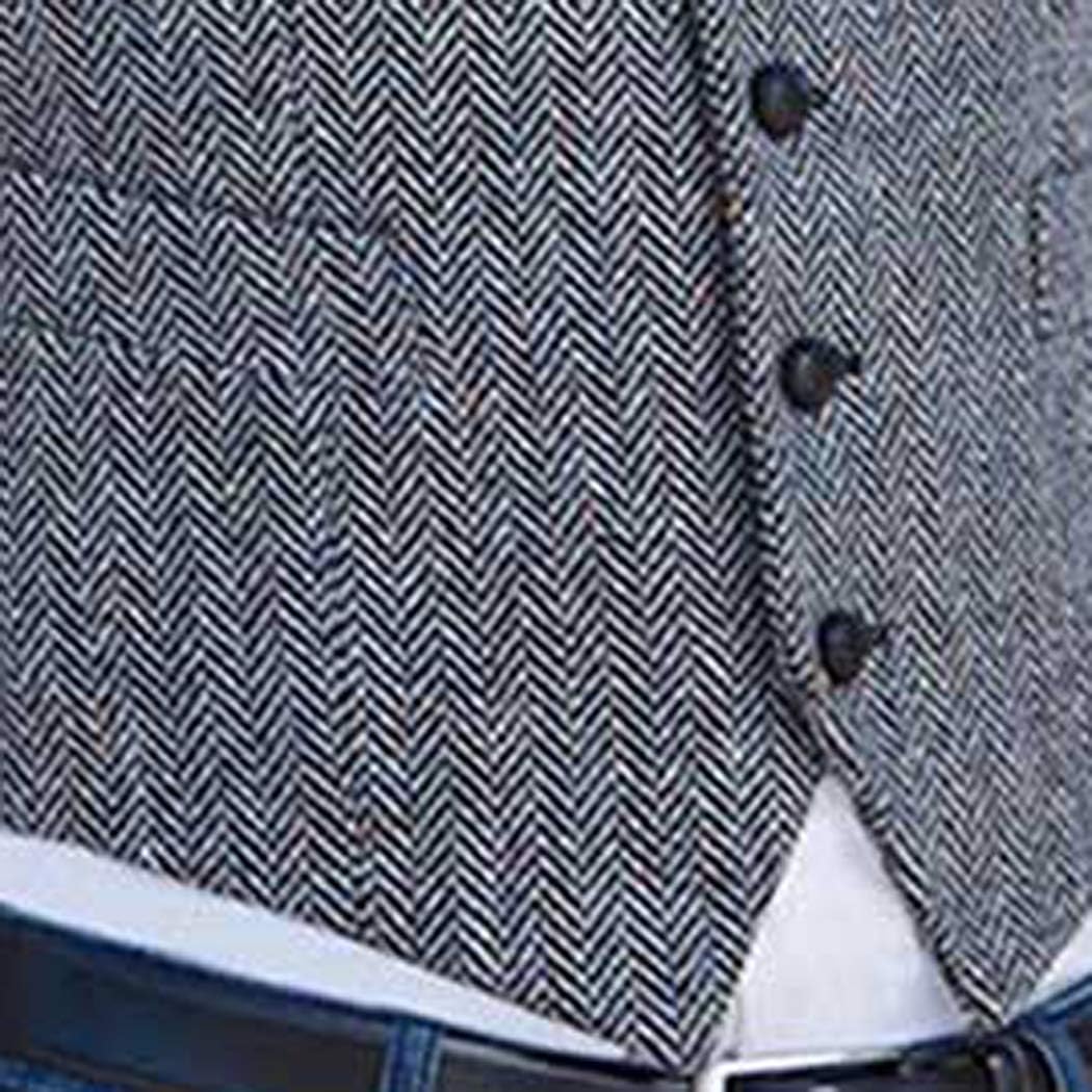 Classic Men's Tweed Vest, 100% Irish Wool, Made in Ireland, Green