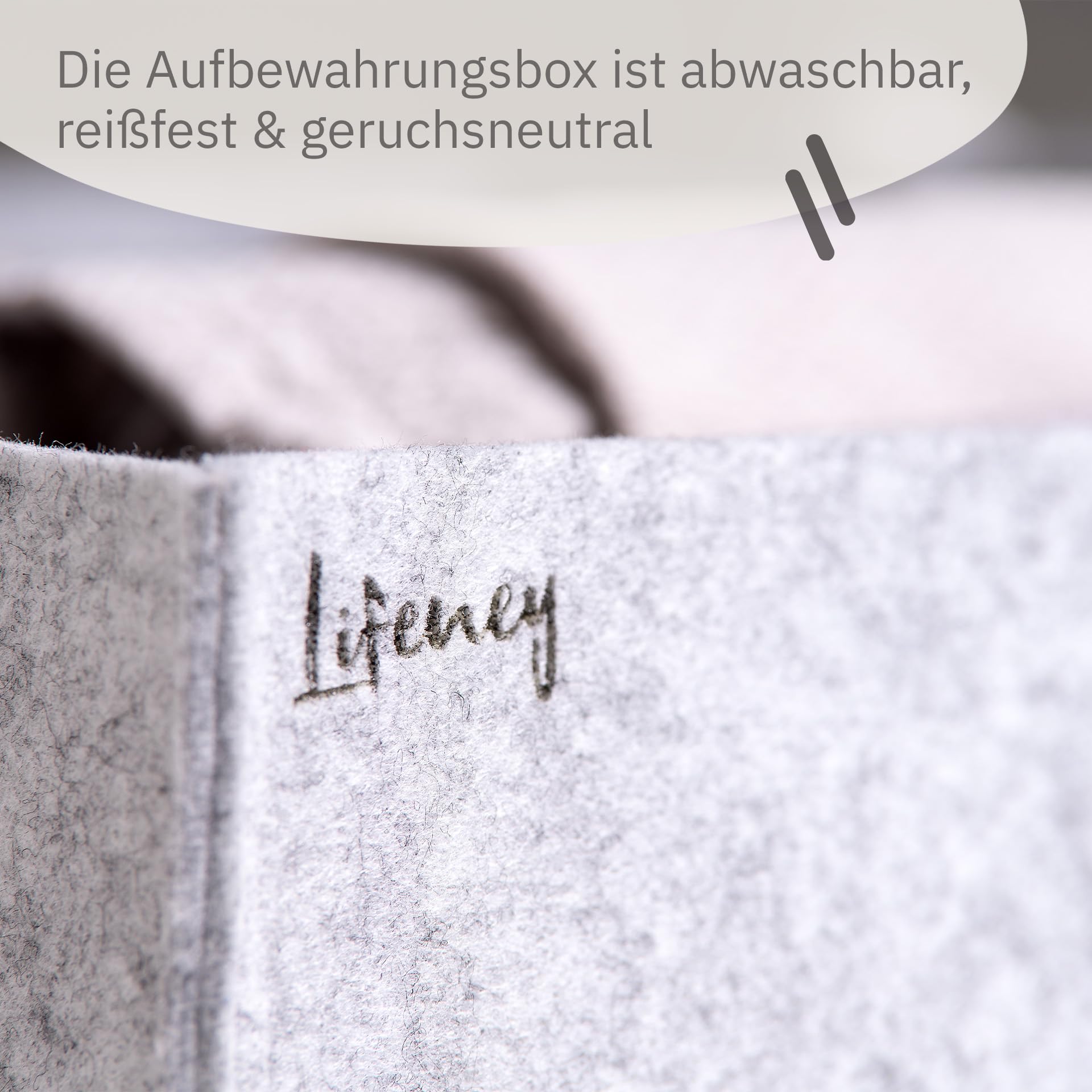Aufbewahrungsbox 8er Set – Schrank Organizer aus der Serie Organize your closet – Für Stauraum & Ordnung im Kleiderschrank – 6x 12x27x25 cm & 2x 12x27x15 cm, Material: Filz