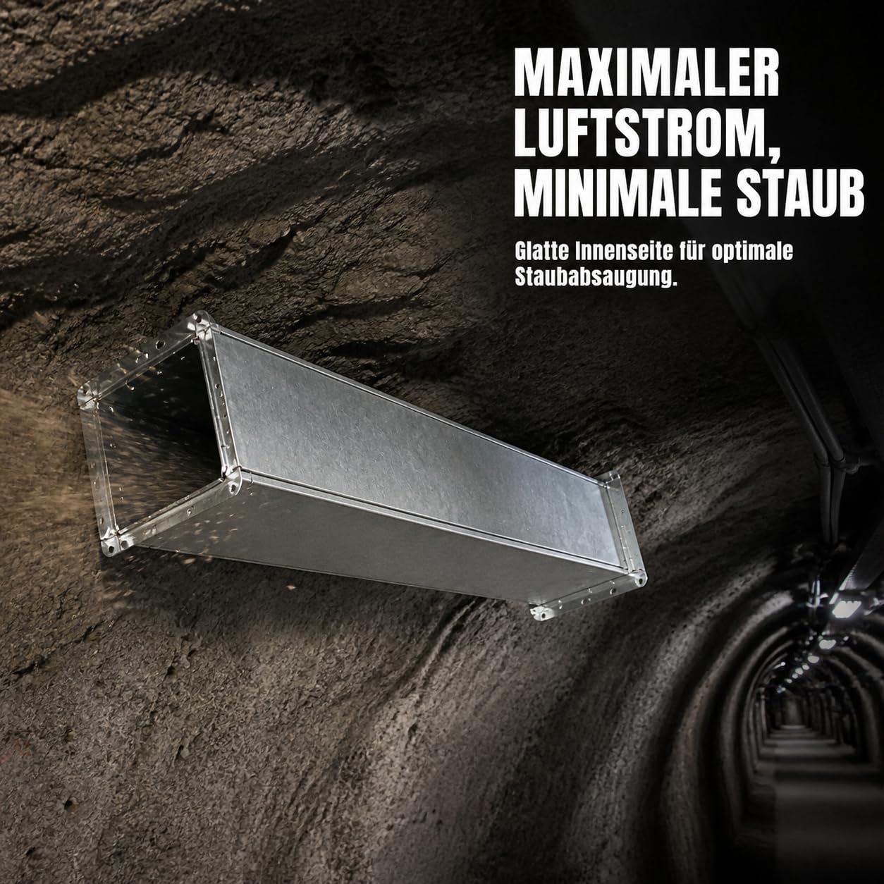 Condotto Ventilazione Zincato Metallico