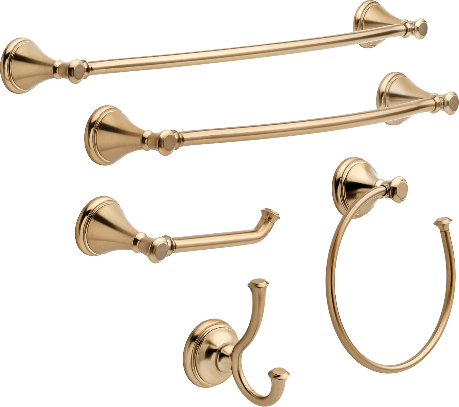 🛒 Crаzу Dеаlѕ DELTA Cassidy 24 inch Glass Shelf, Champagne Bronze, Bathroom Accessories, 79711-CZ