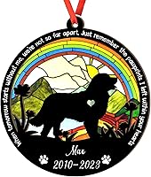 Vista 17 de Adorno de atrapasoles de setter irlandés personalizado, adorno de Navidad de Setter irlandés, regalo para perro amante, setter irlandés