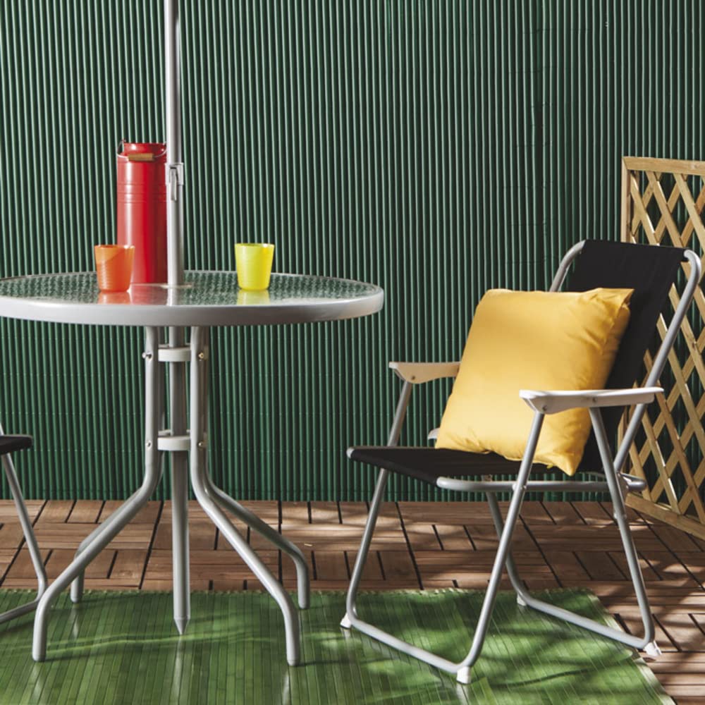VERDELOOK Double, Arella in plastica con Listelli bifacciali, 3x1 m, Verde